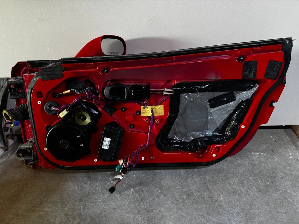 Corvette C5 1997-2004 pasajero puerta derecha OEM completo con espejo térmico eléctrico Foto 3 de 4