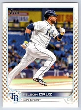 2022 Topps Gold Stars # 104 - Nelson Cruz  - Tampa Bay Rays