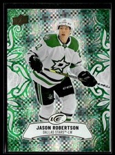 2024-25 Upper Deck Ice Hockey Emerald Green #48 Jason Robertson
