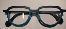 NEW theo Mille+52 313 Two-Tone Blue 47-19-135 Titanium Eyeglasses Frame