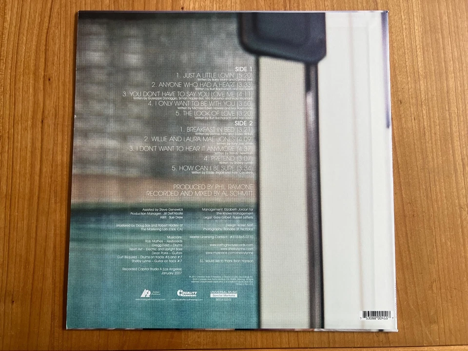 Audiophile-Vinyl-LP:  SHELBY LYNNE "Just A Little Lovin' " - 200g LIMITED - NEU! - Bild 2 von 2