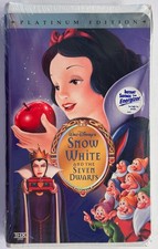 Snow White and the Seven Dwarfs 1937 original New Sealed VHS NM Case