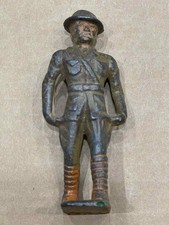 1930s - 1940s WW2 WWII Era Barclay Manoil Lead Toy Soldier Soldier at Attention