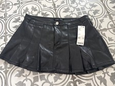 Urban Outfitters Pleated Faux Black Skirt Small New With Tags - NWT 69