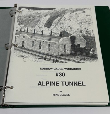 Schmalspur-Arbeitsbuch #30 - Alpentunnel von Mike Blazek. Loseblatt. TOP!