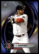 J.D. Martinez 2022 Bowman Platinum #1 Red Sox MLB READ FREE SHIP AutographDen