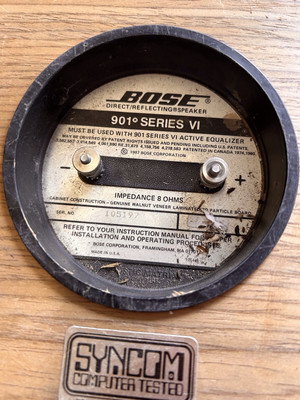 Bose 901 Series VI Direct Reflecting Speakers with Equalizer | eBay