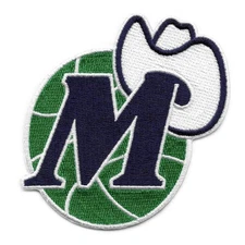 Dallas Mavericks Patch Hardwood Classic Alternate Logo Embroidered Iron On