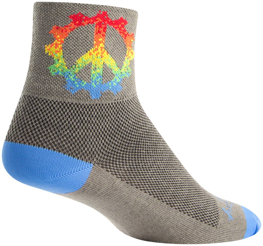 Носки SockGuy Classic Peace Ring - 3 Серые Большие размерыX-Large 2790₽
