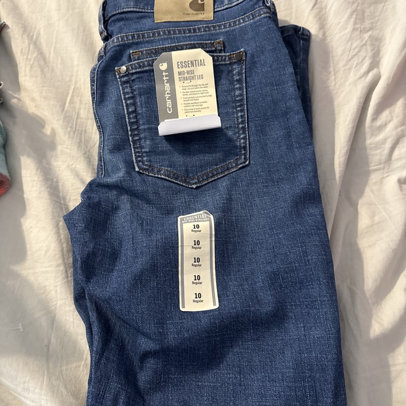Carhartt Woman’s Essential Jeans Bd7116-w Dark Blue