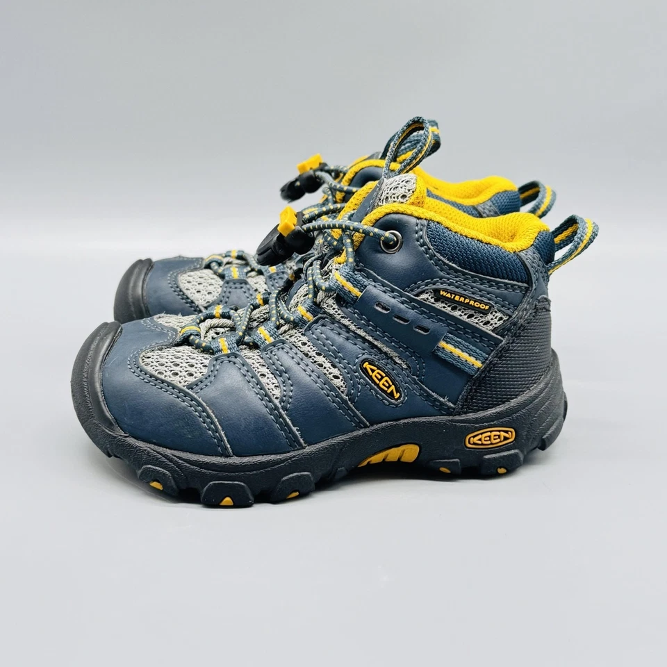 Keen Zapatos Niños Niños 8 C Azul Impermeable Sendero Exterior Duradero Senderismo Tenis Foto 3 de 4
