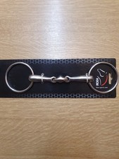 Gebiss doppelt gebrochen 20 mm, aus Edelstahl 14,5cm  HKM 9878