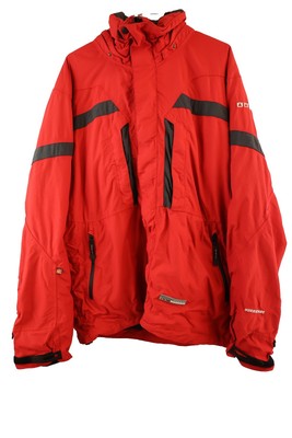 ICEPEAK Red Windbreaker Jacket size 52 Mens Casual Outdoors 024756
