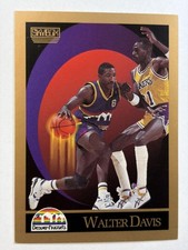 Vintage 1990-91 SkyBox Walter Davis Denver Nuggets #73 NBA Basketball Card 90s