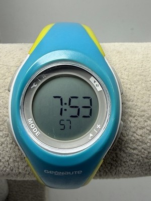 Geonaute Decathlon  New Battery Digital Ladies Watch 34MM 7.25'' Resin Band