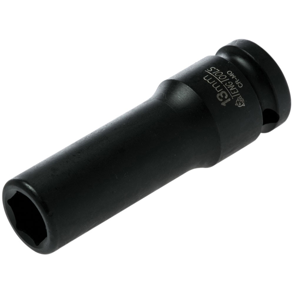 Teng Deep Impact Socket Hexagon 6-Point 1/2in Drive 13mm