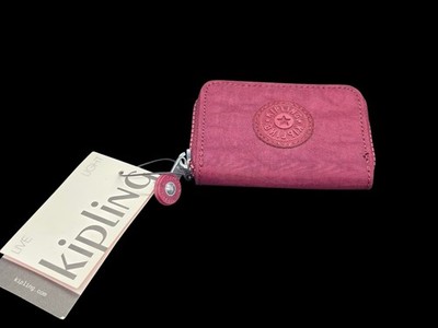 Kipling Cash Buddy Coin Purse Lounge Wine(Burgundy) NWT 4''x3'' Zipper 