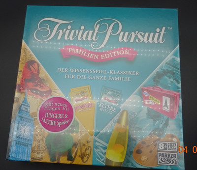Trivial Pursuit Familien Edition | Parker | Spiel Brettspiel  ungeöffnet K45