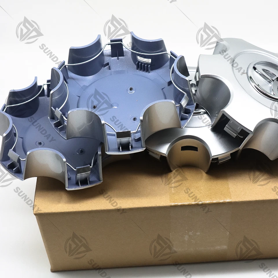 4 PC For Sequoia Tundra 03-06 07 Wheel Center Hub Caps T69-440 Silver 560-694-40 Foto 3 de 4