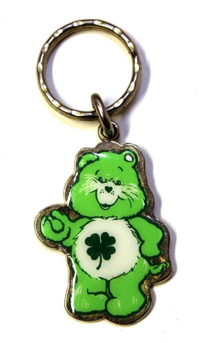 Vintage 1980s American Greetings Care Bears Good Luck Bear Metal