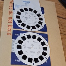 1950  WALES UK #1150 & 1151 Reels & Sleeves VIEW-MASTER viewmaster