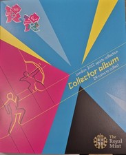 LONDON OLYMPICS 2012 SPORTS COIN 50P COLLECTOR ALBUM COMPLETE
