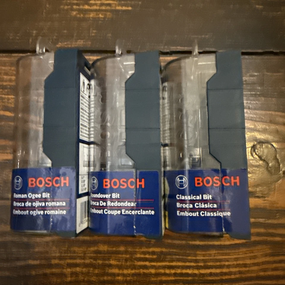 BOSCH 85270MC Roman Ogee Router Bit 5/32 X 5/8 1/4", 3/8”, 1-1/2” All In Lot - Image 4 of 4