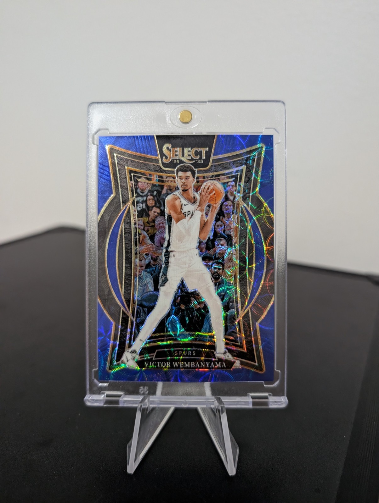 2024-25 Panini Select VICTOR WEMBANYAMA #9 Concourse Blue Scope Prizm Spurs /249