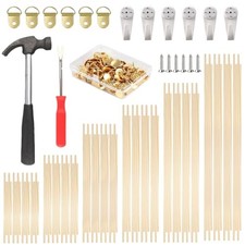 6 Sets Stretcher Bars for Needlework, 6 Size Needlepoint Stretcher Bars Tacks