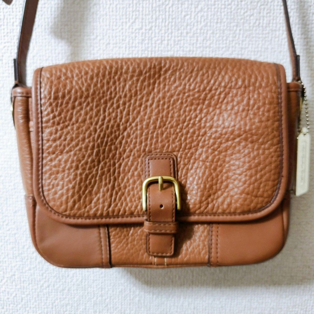 COACH Mini Shoulder Bag Soft Leather Brown COACH 11a thumbnail 2