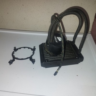 Corsair Hydro Series AIO Liquid CPU Cooler Radiator Pump (No Fan) Untested