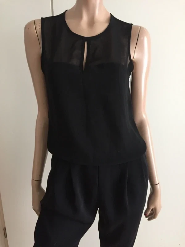 Combinaison pantalon noire Zara taille XS ouvert dos - Photo 2/4