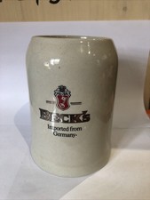 Becks Ceramic 0.5L Stein Pub Bar Collectable