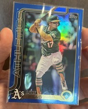 2025 Topps Update Series Luis URIAS 018/150 Blue 🌈 Foil Oakland ATHLETICS