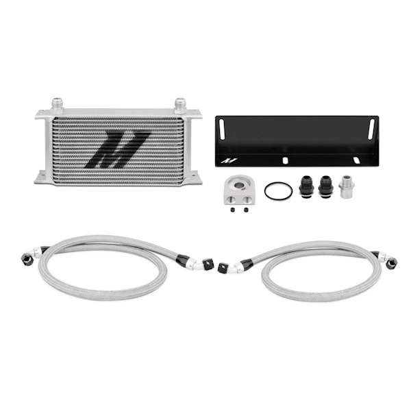 Kit de enfriador de aceite Mishimoto MMOC-MUS-79 para Ford Mustang 5.0 1979-1993 plateado Foto 2 de 4