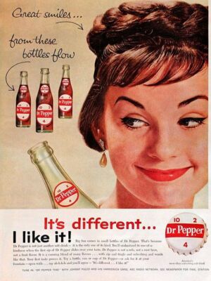 Vintage Dr Pepper Soda Reproduction Framing Print Advertising