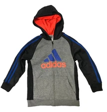 Adidas Kid's Active Wear Sweatsuit 2 piece Set Black/Heather