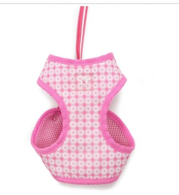 DOGO Easy Go Dog Harness in Pink Dots Size Medium