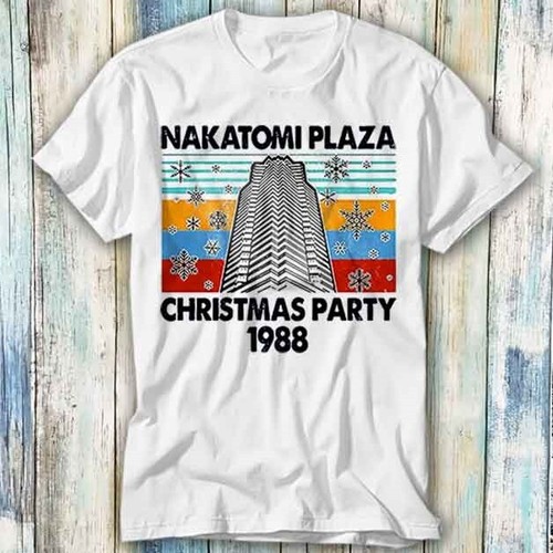 Nakatomi Plaza Christmas Party Die Movie Bruce T Shirt Meme Top Tee Unisex