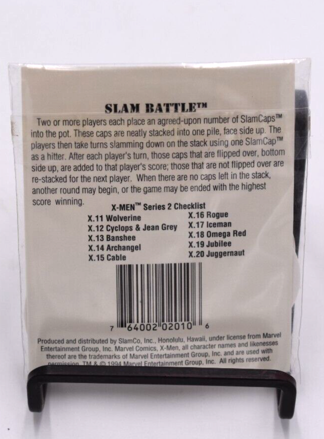 Sealed SLAMCO X-Men Slam Battle Caps POGS Collector Series 2 | Set of 10 | 1994 - Picture 2 of 2