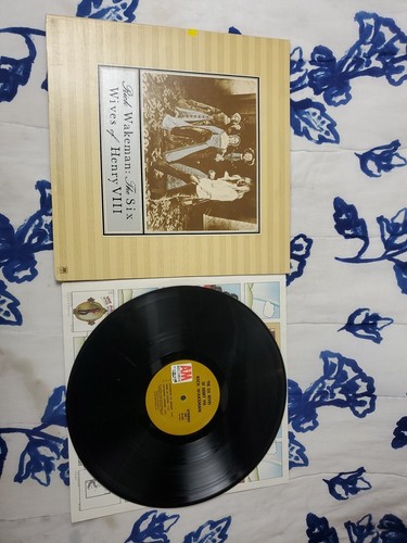 Rick Wakeman (OF YES) THE SIX WIVES OF HENRY VIII LP 1973 SP-4361 VG