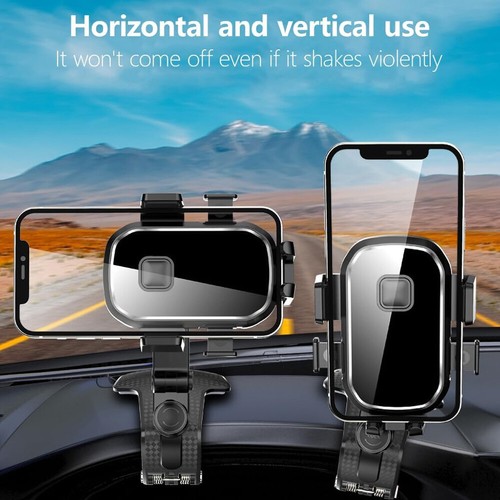 Car Phone Holder Dashboard Phone Mount Universal for iPhone Samsung Cell Phone - Picture 5 of 11