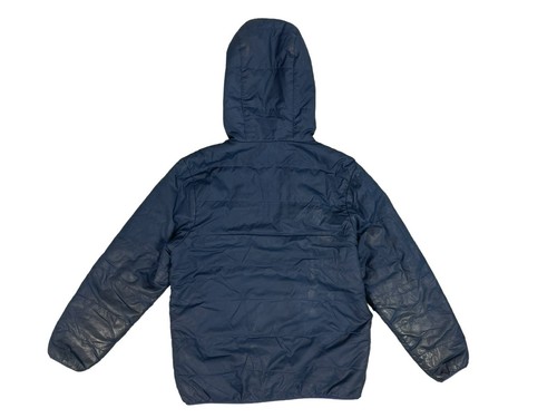 Patagonia Reversible Deep Pile Beige Navy Blue Jacket - Youth Medium - Picture 4 of 11