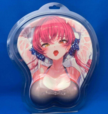 Hololive C100 Comic Market Oppai Mouse Pad Marine Houshou Akasa Ai SEASIDE NEW