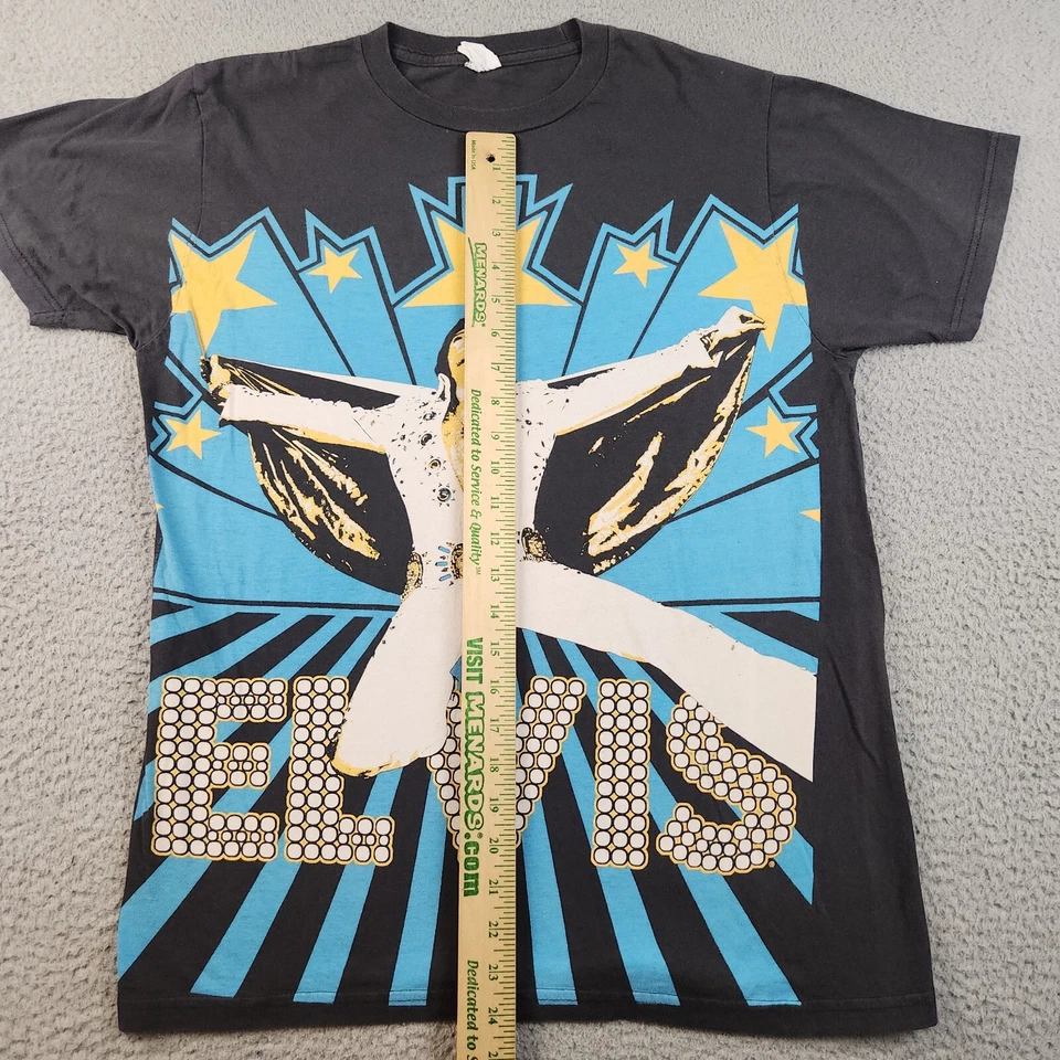 Camisa De Colección Elvis Presley Para Hombre Grande Negra Gráfica Grande Bay Island Ropa Deportiva Foto 4 de 4