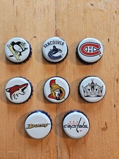 Different Bud Light NHL Beer Bottle Cap : Canadiens, Penguins, Senators, ...