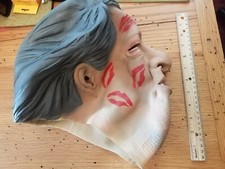 Bill Clinton RED LIPSTICK KISSED mask illusive concepts, EPSTEIN ISLAND costume
