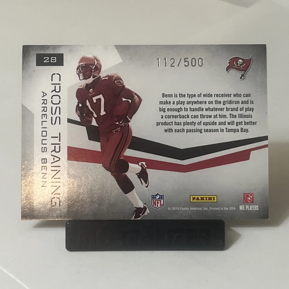 Arrelious Benn RC 2010 Panini Rookies & Stars SP Cross Training Gold #28 112/500 - Image 2 of 2