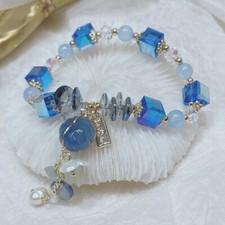 Summer Fairy Flower Crystal Bracelet Flash Hard Industry Design Holiday Jewelry