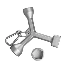Quality Meter Curb Box Key Wrench for Meter Pit Cover with Pentagon Nut